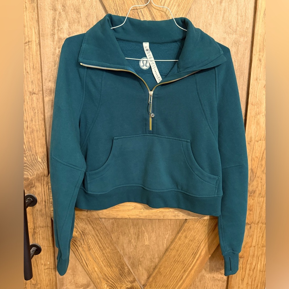 Lululemon Scuba oversized funnel neck half zip